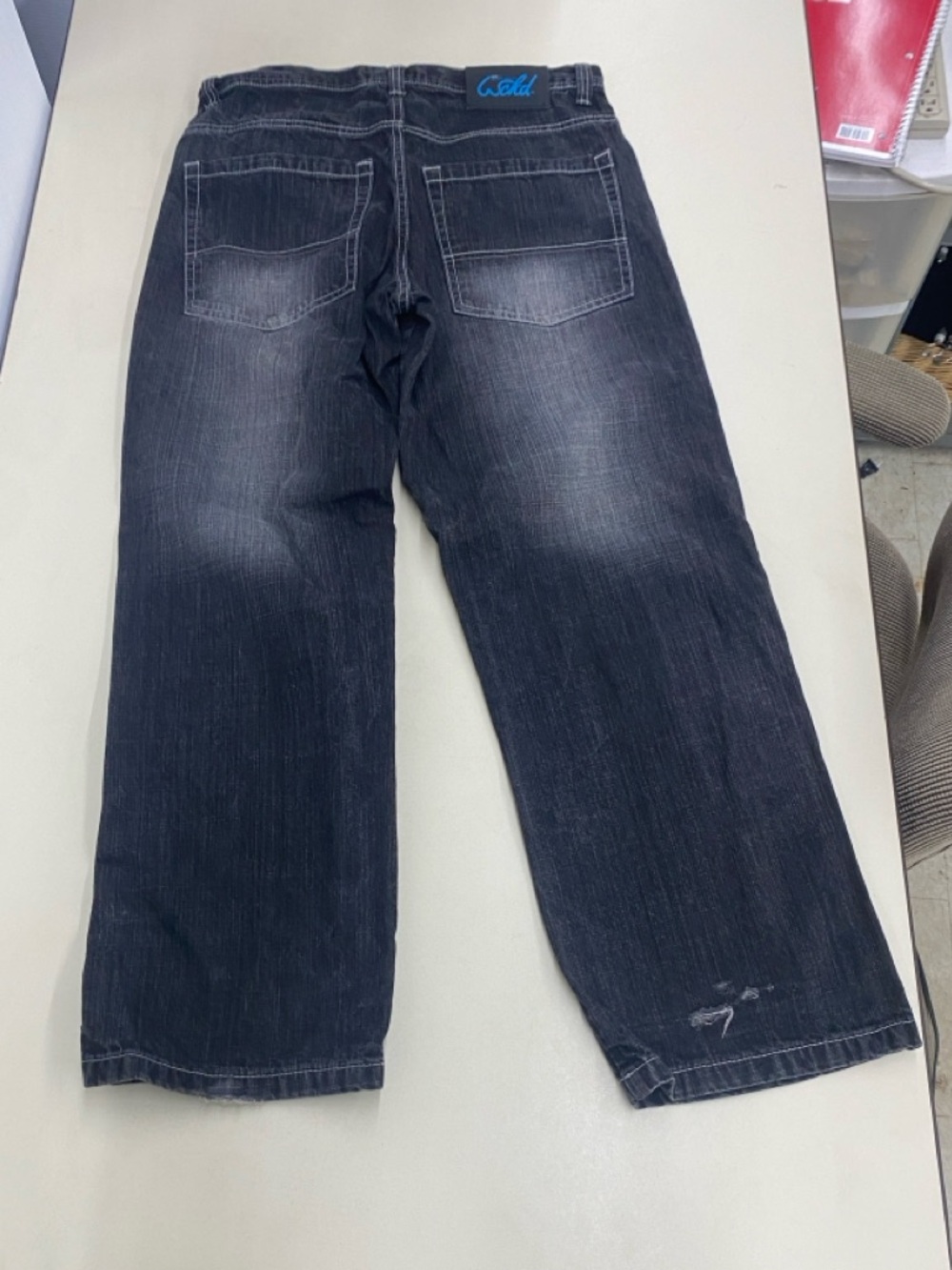 WCKD BLACK FADED WASHED JEANS - Picture 2 of 11